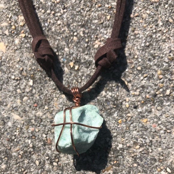 Jewelry - Copper Wrapped Green Aventurine